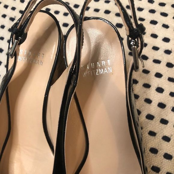 Stuart Weitzman Rinna Patent Wedge Sandal